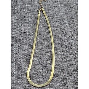 Hey June 16 Inch Herringbone Necklace Gold Filled
